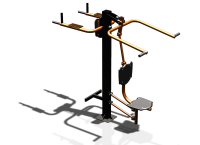 Уличный тренажер "Верхняя тяга Брусья Пресс" УТ339 в Владивостоке