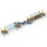 Детский спортивный комплекс Двойной мостик ДСК 3115 в Владивостоке