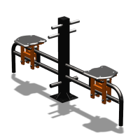 Уличный тренажер  "Каталка двойная"   УТ215 в Владивостоке