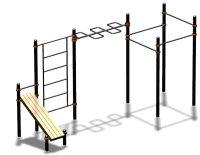 Спортивный комплекс воркаут ВС-74 в Владивостоке