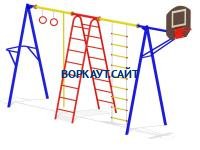 Гимнастический комплекс с баскетбольным щитом МАФ 3001 в Владивостоке