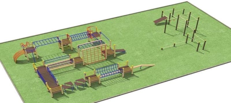 Проект спортплощадки с полосой препятствий - 1 178 100 рублей в Владивостоке