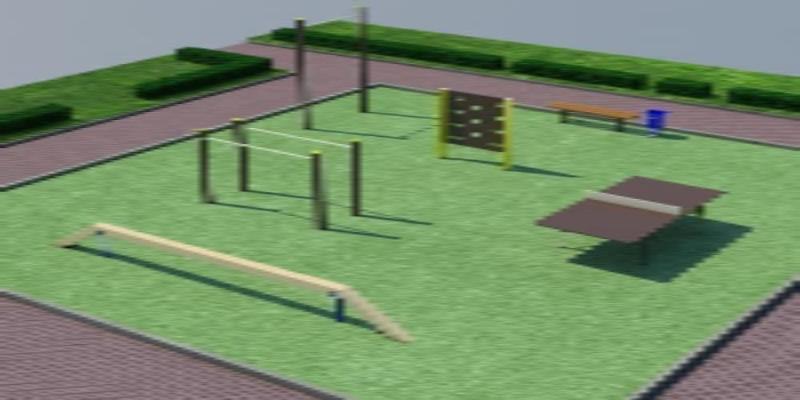 Проект спортплощадки мини спорт  в Владивостоке