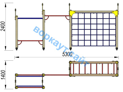 Детский спортивный комплекс Атлет ДСК 3106 в Владивостоке