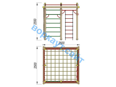 Детский спортивный комплекс ДСК 3110 в Владивостоке
