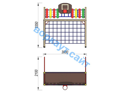 Детский спортивный комплекс ДСК 3101 в Владивостоке