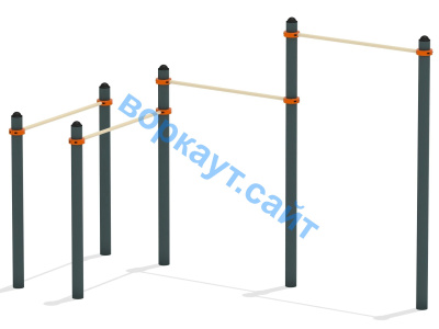 Турник двойной с брусьями ВС-17 в Владивостоке