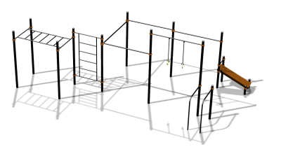 Спортивный комплекс воркаут ВС-153 в Владивостоке