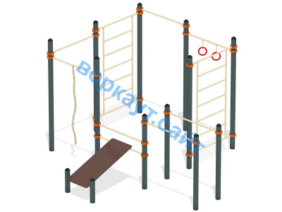 Спортивный комплекс воркаут ВС-47 в Владивостоке