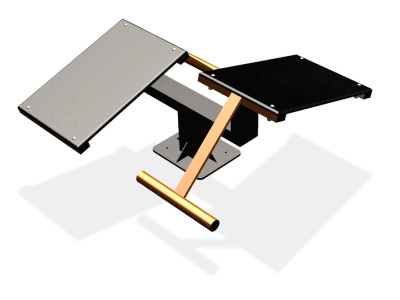 Уличный тренажер  "Скамья для пресса двойная"   УТ213 в Владивостоке