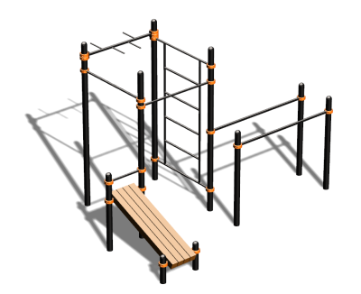 Спортивный комплекс воркаут ВС-91 в Владивостоке