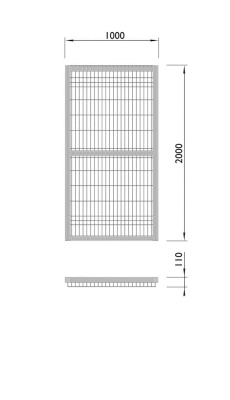 Калитка спортивной площадки МАФ 5105 в Владивостоке
