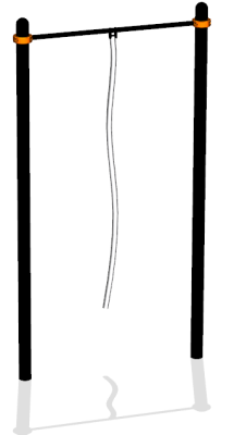 Турник с гимнастическим канатом ВС-34 в Владивостоке