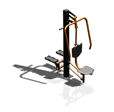 Уличный тренажер "Жим от груди Степпер" УТ342 в Владивостоке