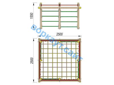 Детский спортивный комплекс ДСК 3109 в Владивостоке