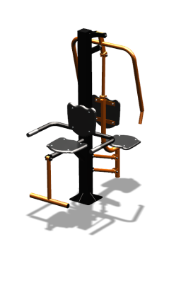 Уличный тренажер "Жим от груди Флекс" УТ324 в Владивостоке