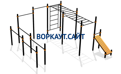 Спортивный комплекс воркаут ВС-109 в Владивостоке