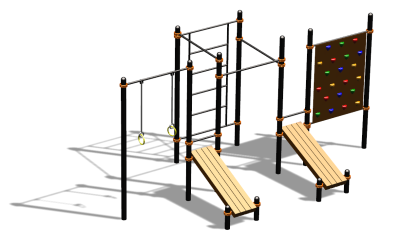 Спортивный комплекс воркаут ВС-125 в Владивостоке Спортивный комплекс воркаут ВС-125 в Владивостоке