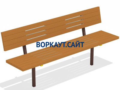 Диван уличный МАФ 1608 в Владивостоке