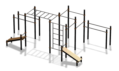 Спортивный комплекс воркаут ВС-100 в Владивостоке
