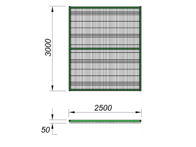 Ограждение спортивной площадки 2500х3000 МАФ 5103 в Владивостоке