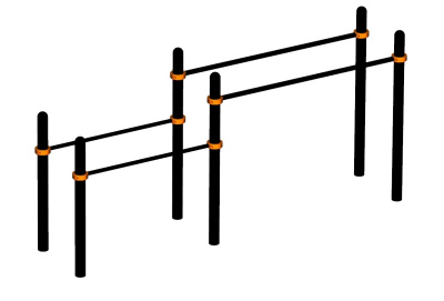 Брусья разновысокие ВС-15 в Владивостоке