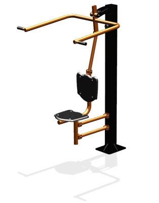 Уличный тренажер "Верхняя тяга одинарный" УТ 114 в Владивостоке