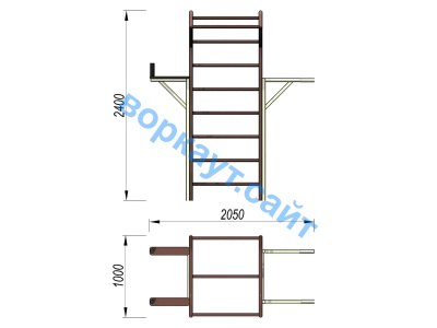 Детский спортивный комплекс 3 в 1 ДСК 3103 в Владивостоке