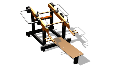 Силовой уличный тренажер  "Жим от груди"  УТ422 в Владивостоке
