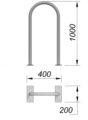Велопарковка МАФ 6001 в Владивостоке