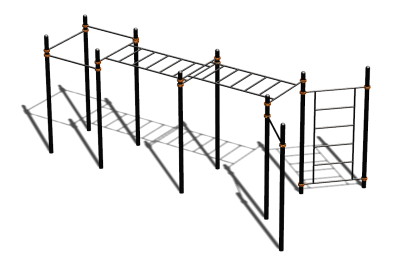 Спортивный комплекс воркаут ВС-118 в Владивостоке