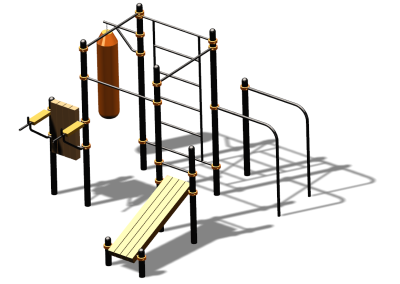 Спортивный комплекс воркаут ВС-93 в Владивостоке