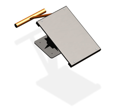 Уличный тренажер "Скамья для пресса" УТ 121 в Владивостоке