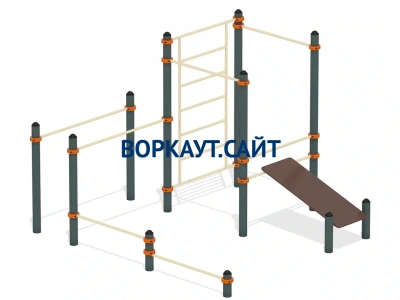 Спортивный комплекс воркаут ВС-43 в Владивостоке