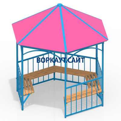 Беседка с лавками МАФ 4120 в Владивостоке