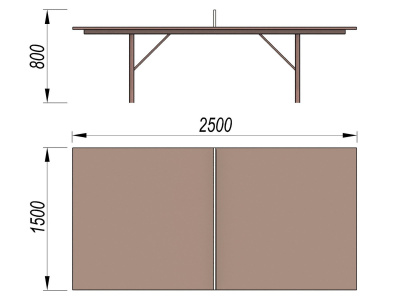 Теннисный стол МАФ 3517 в Владивостоке