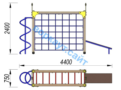 Детский спортивный комплекс Юниор ДСК 3105 в Владивостоке
