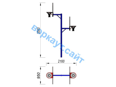 Баскетбольный щит двойной СИО 3511 в Владивостоке