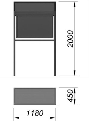 Информационный стенд МАФ 6006 в Владивостоке