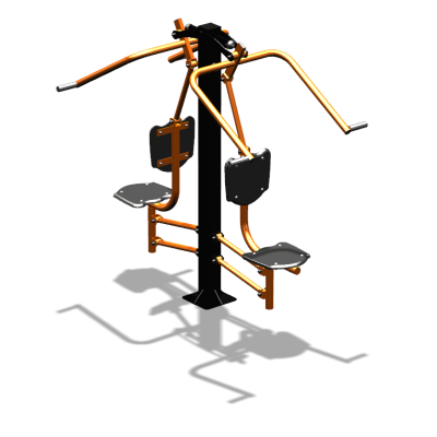 Уличный тренажер  "Верхняя тяга двойная"  УТ207 в Владивостоке